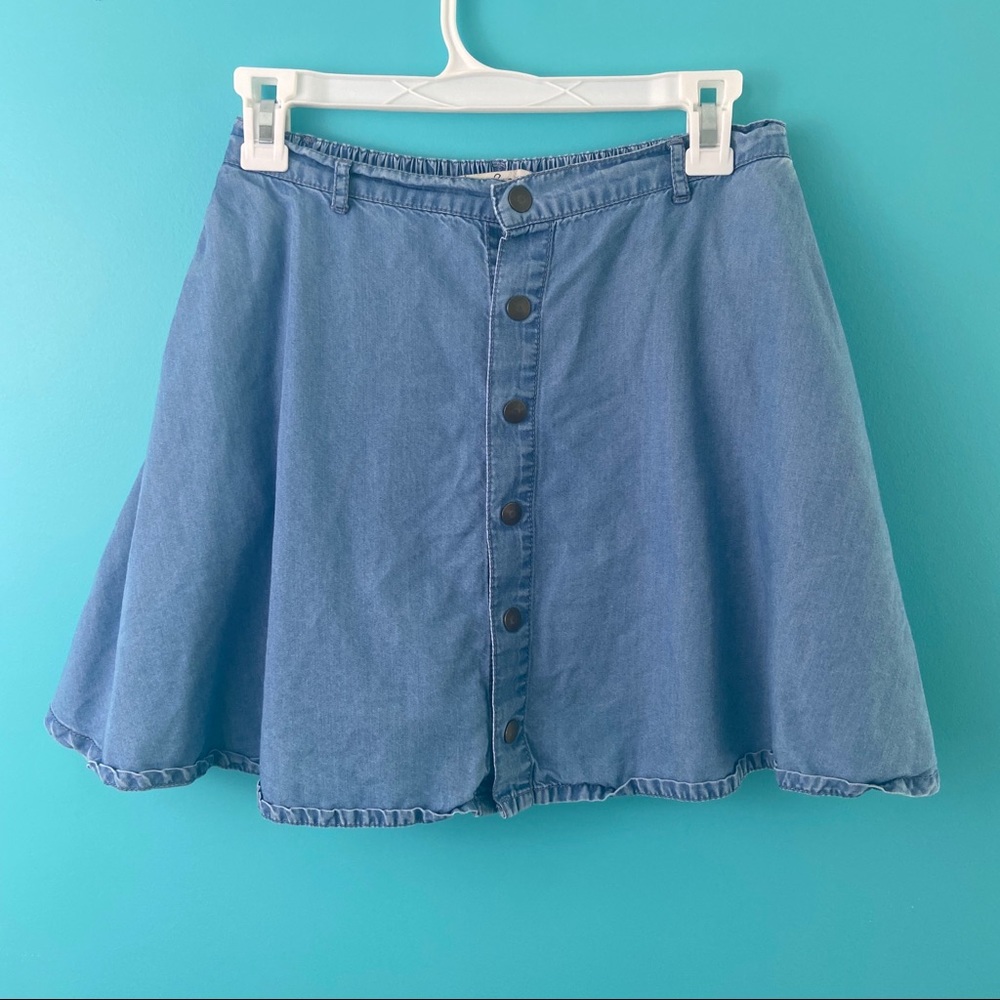 Target Denim Circle Skirt (Small) with Snaps